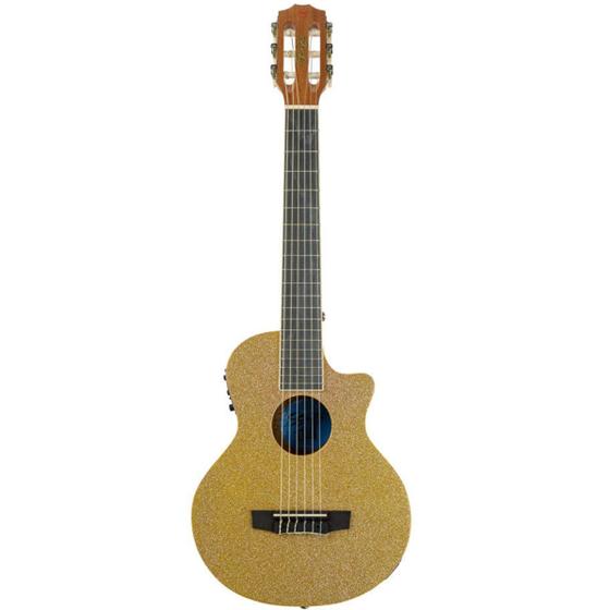 Imagem de Violão Elétrico Seizi Fun Panda Nylon Desert Gold Sparkle