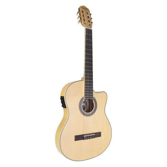 Imagem de Violão Elétrico Tonante Nylon Slim Cutaway Natural Fosco Lorenzzo 39 VTLSC1954N