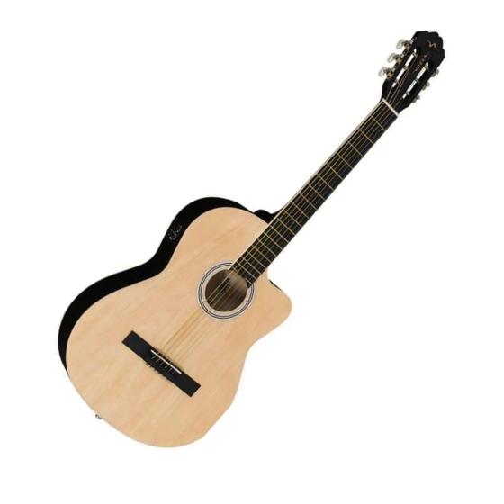 Violão Elétrico Vogga VCE300 NT Aço Natural Destro Novo Menor preço em Violão Elétrico Vogga VCE300 NT Aço Natural Destro Novo