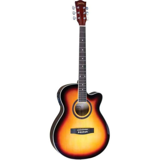 Imagem de Violão Eletroacústico Aço CLA40CE SB Sunburst Class