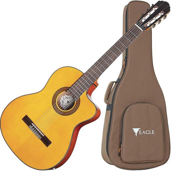 Imagem de Violão Eletroacustico Cutaway Eagle Ch800 STVG Vintage Acetinado