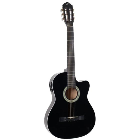 Violão Eletroacústico Flat Aço Giannini Sf-14 Ceq Bk Preto Menor preço em Violão Eletroacústico Flat Aço Giannini Sf-14 Ceq Bk Preto