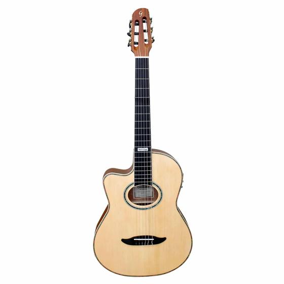 Imagem de Violão Eletroacústico Giannini GNF3 CEQ Lh Canhoto NS Nylon