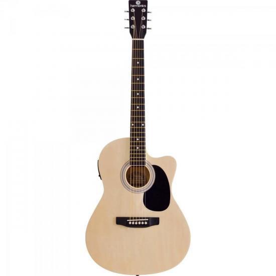 Violão Eletroacústico Harmonics Ge21 Aço Natural F002 Menor preço em Violão Eletroacústico Harmonics Ge21 Aço Natural F002