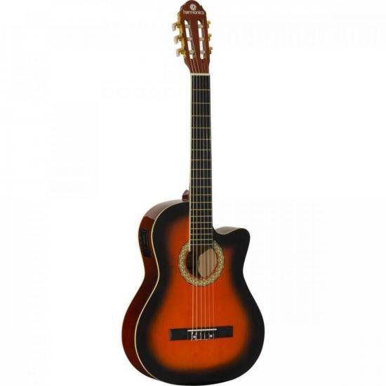 Violão Eletroacústico Nylon GE-20 HARMONICS Menor preço em Violão Eletroacústico Nylon GE-20 HARMONICS
