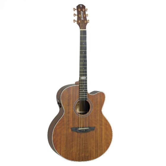 Imagem de Violão Eletroacústico Semi Jumbo Cutaway SJ-300C WS - Strinberg