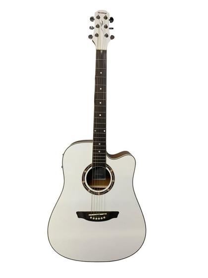 Imagem de Violão Eletroacustico Strinberg CD40C Branco Folk WH CR