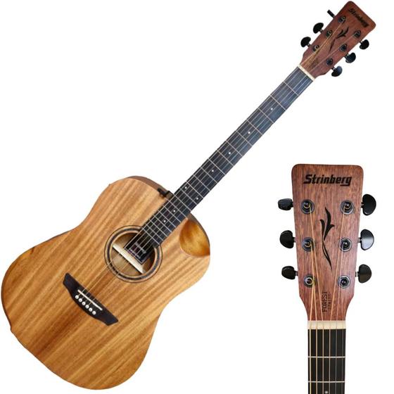 Imagem de Violão Eletroacustico Strinberg Forest FS4D HCR Mahogany Satin c/ Half Cutaway