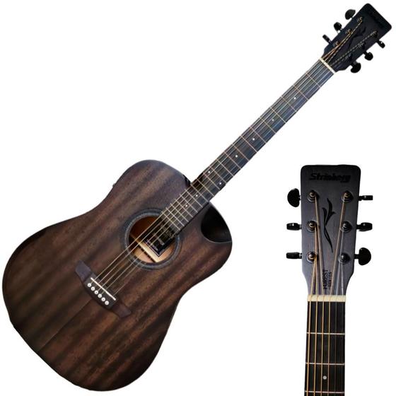 Imagem de Violão Eletroacustico Strinberg Forest FS4D HCR Tabaco Satin c/ Half Cutaway