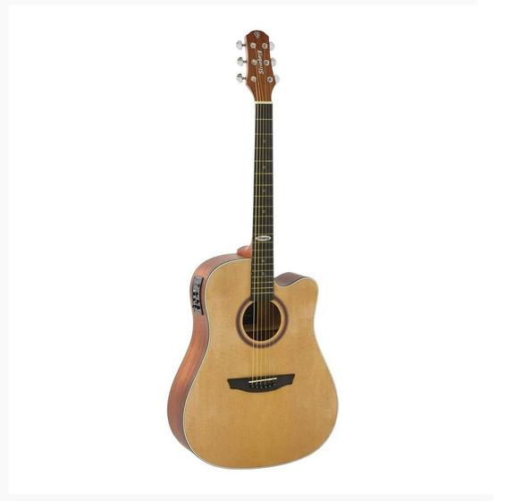 Violão Eletroacustico Strinberg SD200C NS Natural Satin Menor preço em Violão Eletroacustico Strinberg SD200C NS Natural Satin