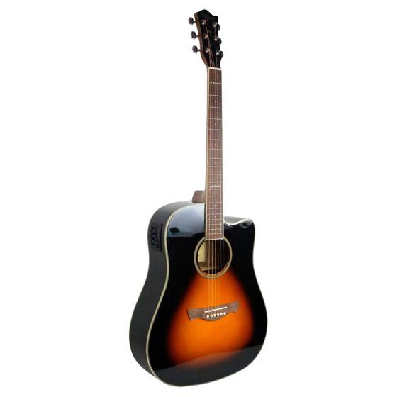 Imagem de Violao Eletroacustico Tagima WS-20 Folk Aço Drop Sunburst