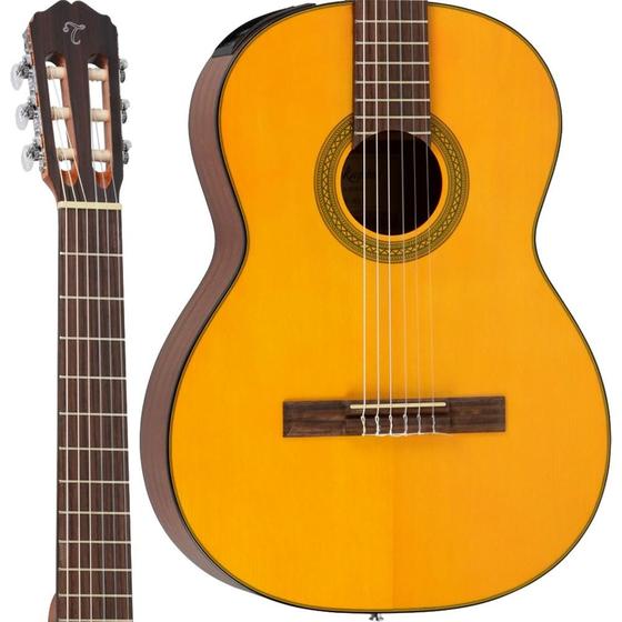 Imagem de Violão Eletroacústico Takamine GC1E Nylon Natural Brilhante