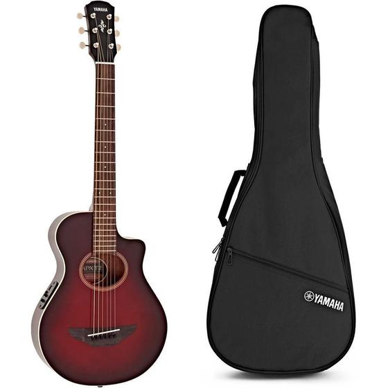 Imagem de Violão Eletroacústico Yamaha APXT2 DRB D Red 3/4 Apxt-2 Aço