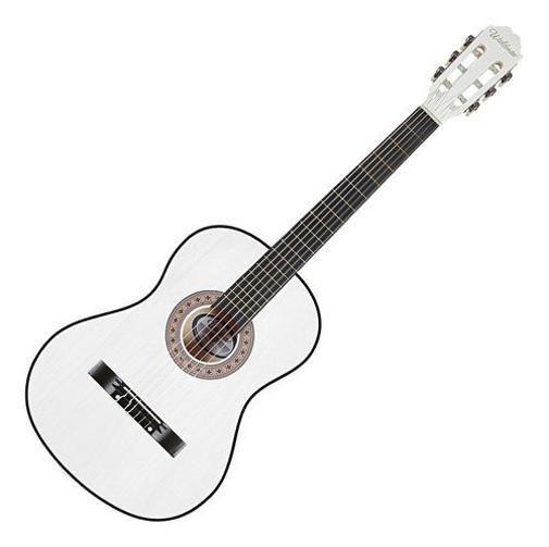 Imagem de Violão Estudante Queens Acústico Cordas Aço Branco