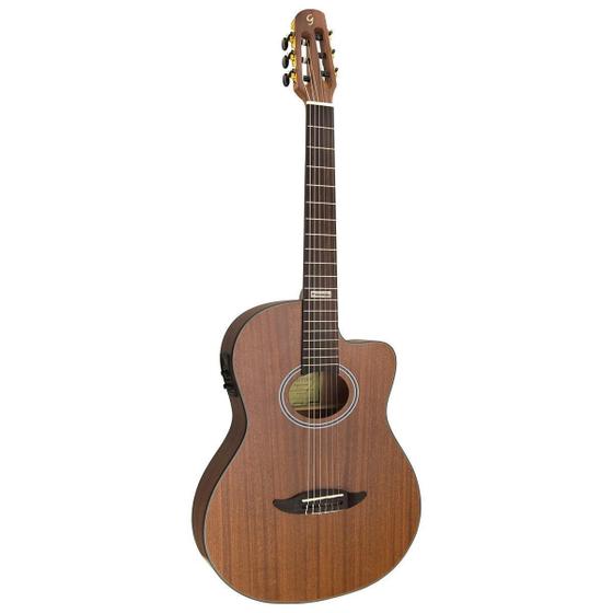 Imagem de Violão Flat Cutaway Nylon Gnf3 Ceq Ws Walnut Satin 3 Bandas