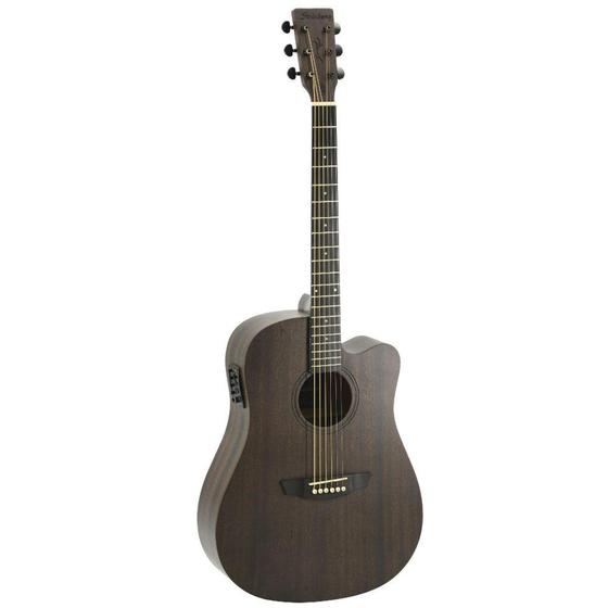 Imagem de Violão Folk Strinberg Forest Series FS4D Elétrico com Cordas de Aço e Afinador
