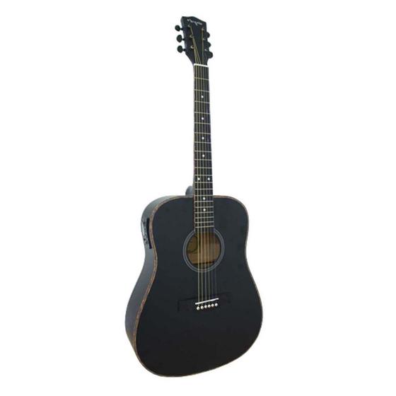 Imagem de Violão Folk VA-229BKS Preto Fosco - MARQUÊS