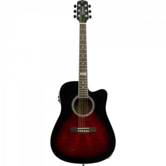 Imagem de Violão Giannini GF1D CEQ Eletroacústico Aço Brown Red Burst Burst