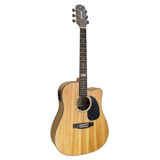 Imagem de Violao Giannini Gf1d Ceq Zw Aço Zebra Wood Capa Cabo