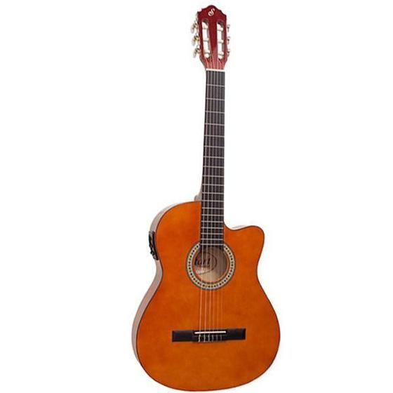 Imagem de Violão Giannini NF14 Nylon Flat Cutway Elétrico CEQ Nf-14 Na