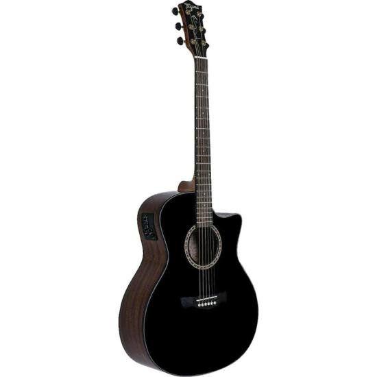 Imagem de Violão Giannini SF14 CEQ Eletroacústico Aço Preto