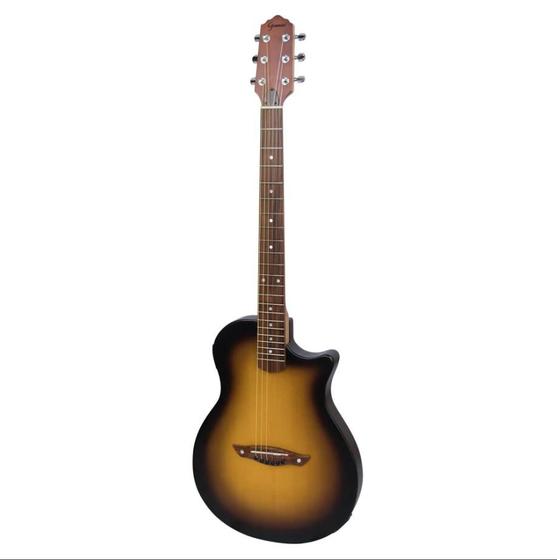 Imagem de Violão Giannini Stage STS SPC Eletroacústico FLAT CEQ NYLON Tobacco Sunburst