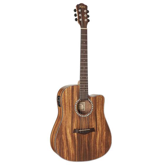 Imagem de Violão Hofma Hmf280 Elétrico Folk Satin Natural Hmf-280