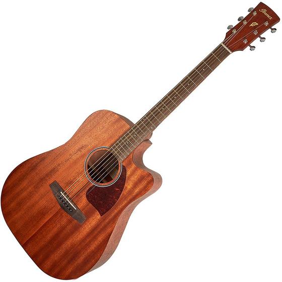 Imagem de Violão Ibanez PF12 MHCE Aço Dreadnought Cutaway Open Pore Natural OPN