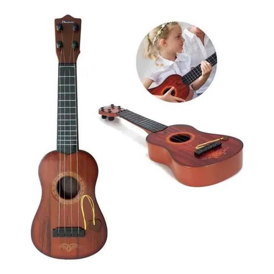 Imagem de Violão Infantil com Palheta Ukulele Pop Star - AKT3666