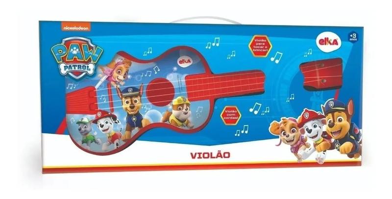 Imagem de Violão Infantil Patrulha Canina 50cm - Elka 1143