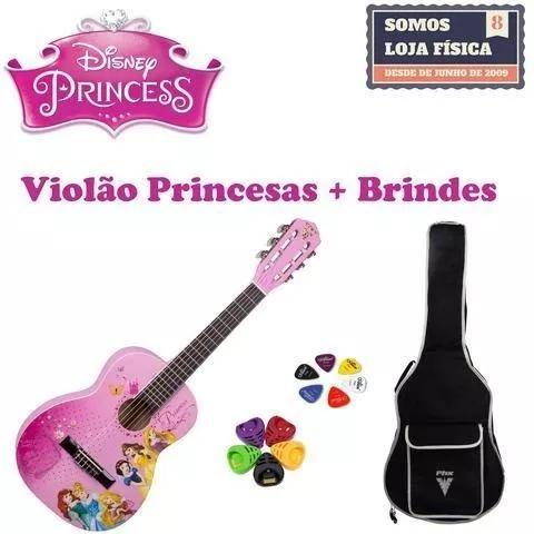 Imagem de Violao Infantil Phx Disney Princesas Vip-3 + acessório