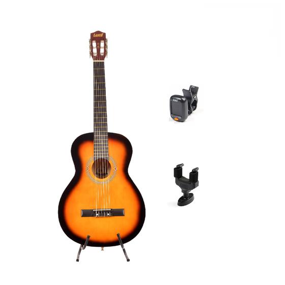 Imagem de Violão Land Nylon Sunburst Ln-39 Suporte  Pare Afinador 149