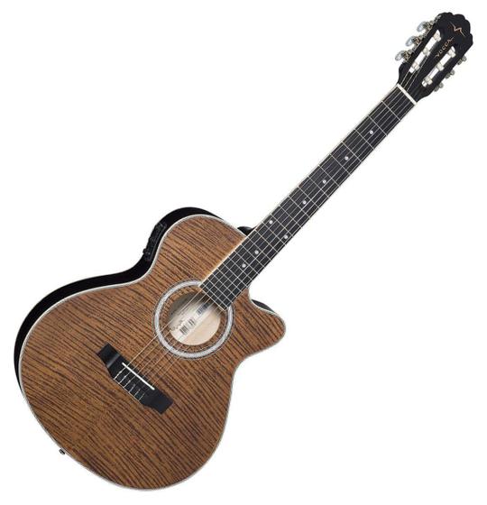 Imagem de Violão Mini Jumbo Elétrico Vogga VCE340 MF Mahogany Nylon