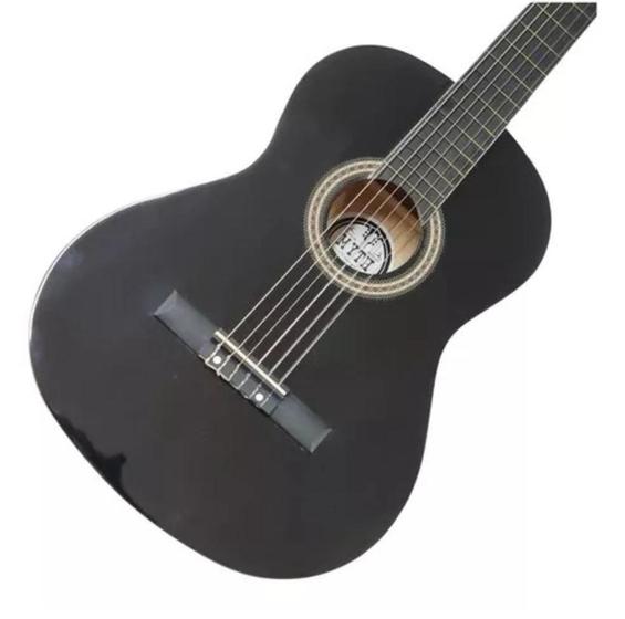 Imagem de Violão myth acústico nylon 39 sb mt39 preto + capa e afinador