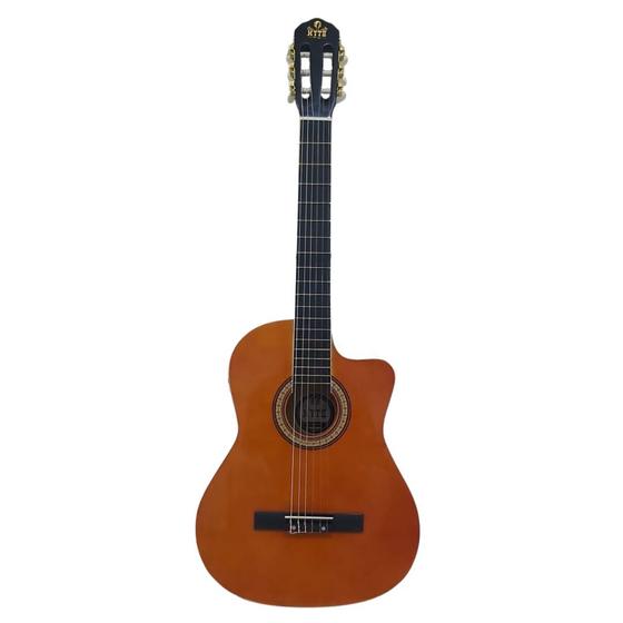 Imagem de Violão Myth MT39NCE Clássico com Cutway Nylon Elétrico Laranja