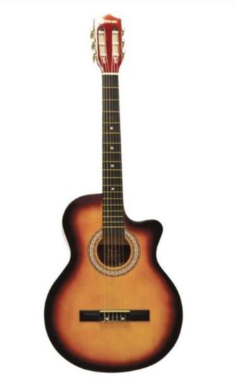 Imagem de Violão Nylon Acústico Cutaway Sunburst C/ Tensor Urban