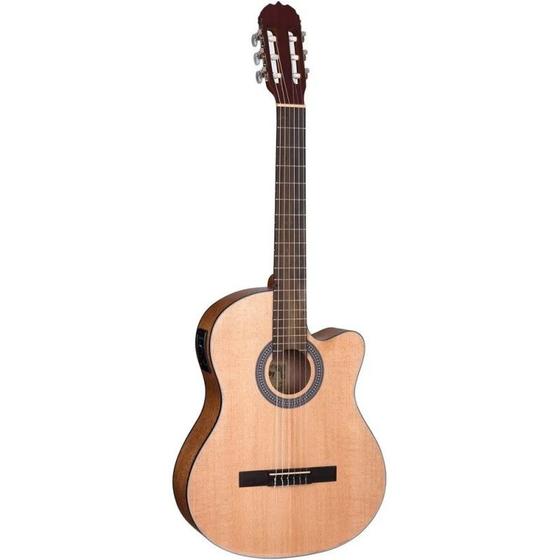 Imagem de Violão Shelby Eletroacústico Sn61c Stnt Nylon C/ Afinador