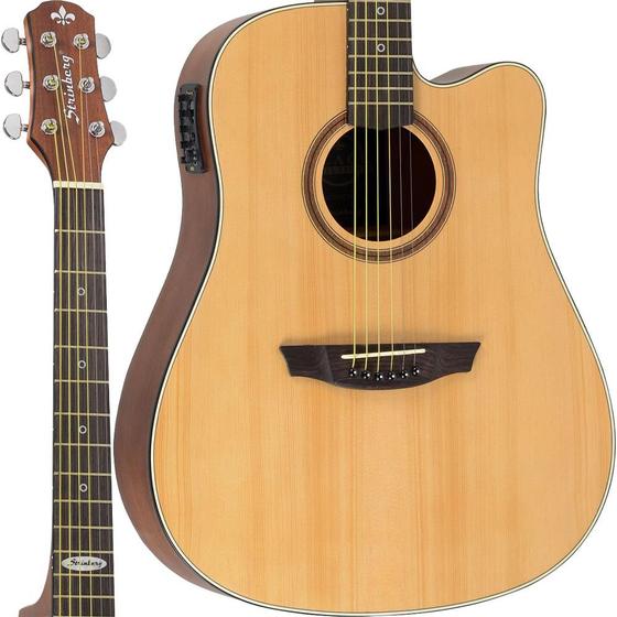 Violão Strinberg Folk Elétrico SD200 NS Natural Fosco SD200C Menor preço em Violão Strinberg Folk Elétrico SD200 NS Natural Fosco SD200C