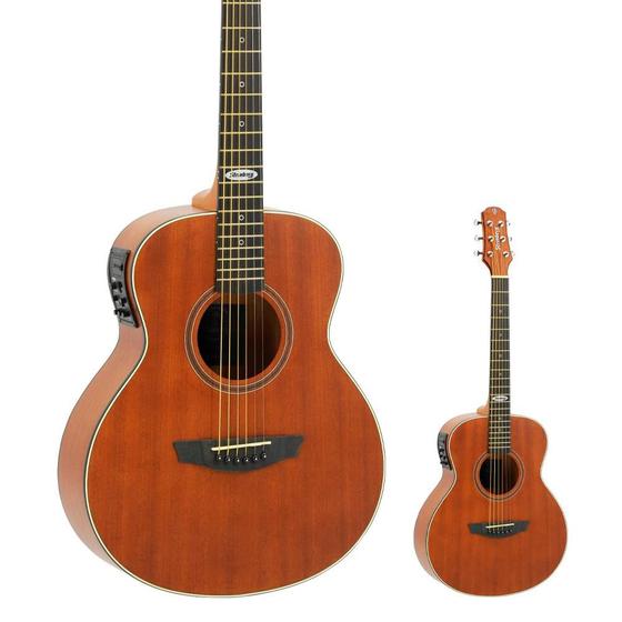 Violão Strinberg Mini Jumbo Elétrico Cordas em Aço SM200 MGS Mahogany Fosco Violao Eletroacústico Menor preço em Violão Strinberg Mini Jumbo Elétrico Cordas em Aço SM200 MGS Mahogany Fosco Violao Eletroacústico