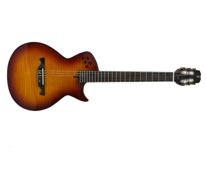 Violao tagima modena nylon eletrico spruce - cherry burst - Violão ...