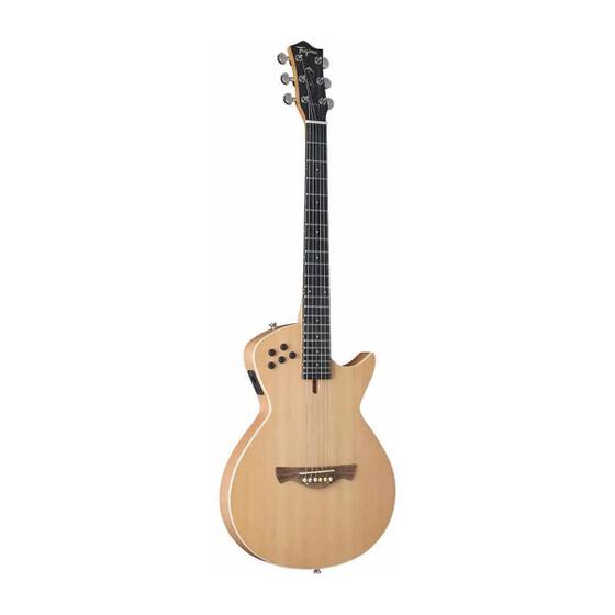 Imagem de Violão tagima modena st solid eq aço natural satin