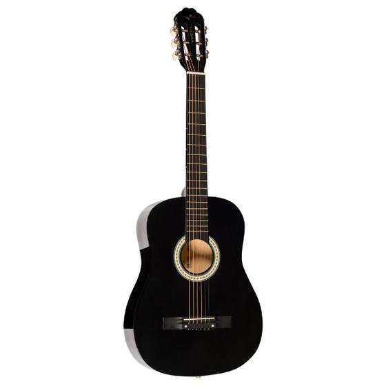 Imagem de Violão Vogga Clássico Acústico 7/8 Vca102n Black Brilhante 6 cordas aço