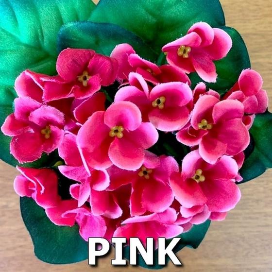 Violeta Flor Artificial - Unidade - BM Utilidades