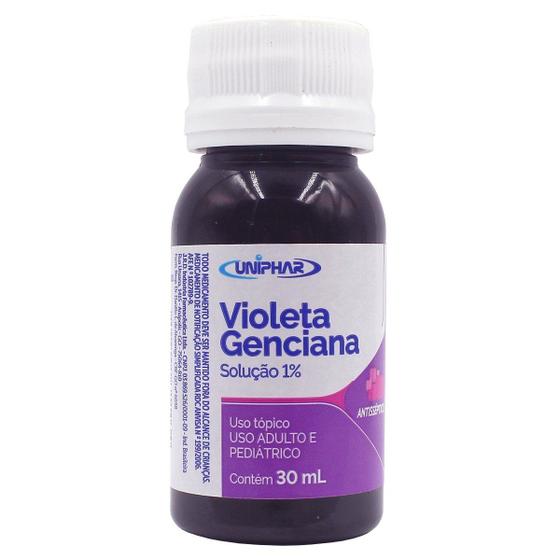 Imagem de Violeta Genciana Antisséptica e Antifúngica 30ml - Uniphar