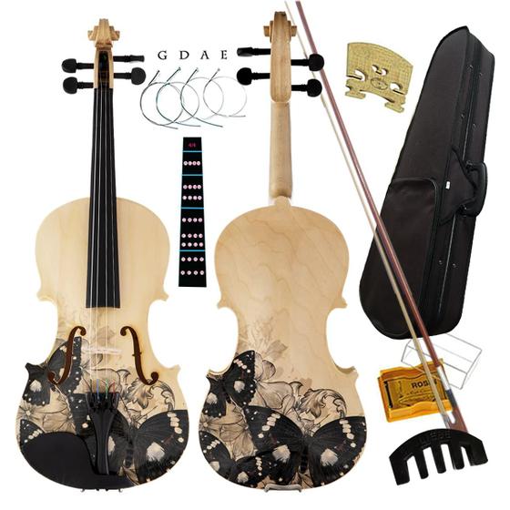 Imagem de Violino Aliyes Distinctive Artistic 4/4 para Iniciantes - com Estojo