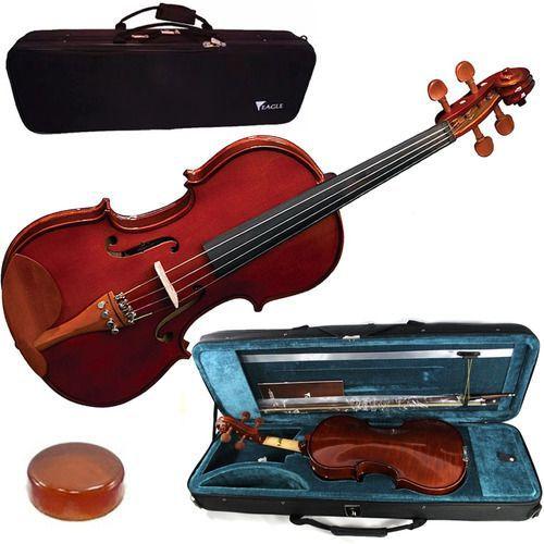 Imagem de Violino Eagle 4/4 Profissional + Case Extra Luxo Ve441