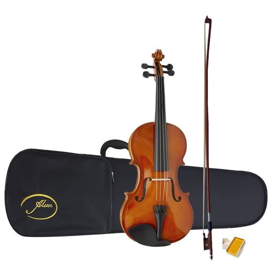 Imagem de Violino Infantil Alan Al 1410 1/8 C/ Case Arco Breu Cavalete