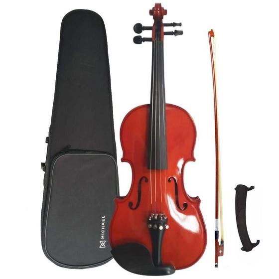 Imagem de Violino Michael 3/4 VNM130 com Estojo Ébano Series