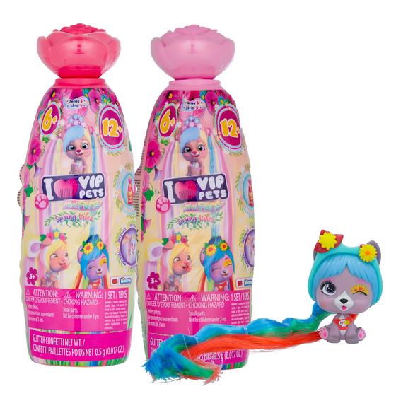 Imagem de VIP Pets Mini Fans Spring Vibes S3 - IMC Toys - Pacote com 2 (3+)