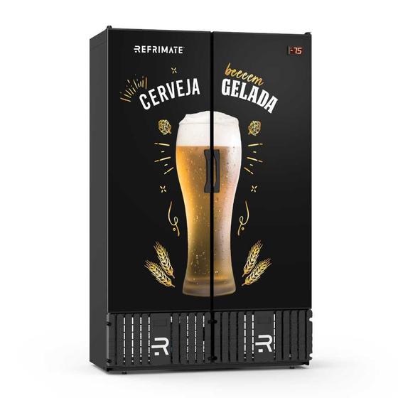 Imagem de Visa Cooler Cerveja 1300 Litros Porta Sólida Adesivada VCCE1300PS 220V - Refrimate